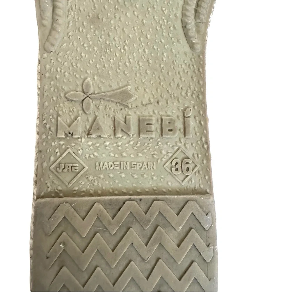 Manebi Platform Espadrilles Fluorescent Tweed
